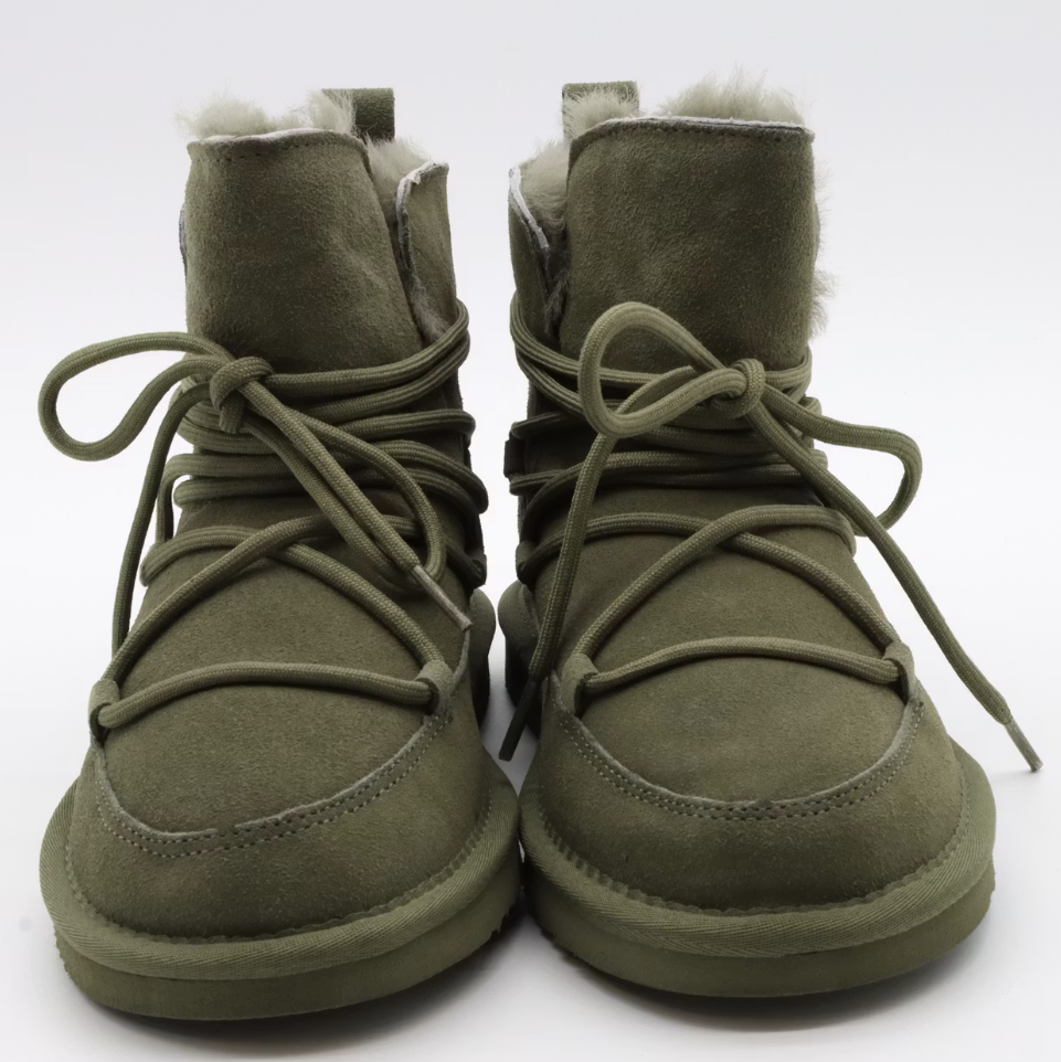 Alpacas Footwear Zachte Winterboots - Dames - Maat 39 - Khaki