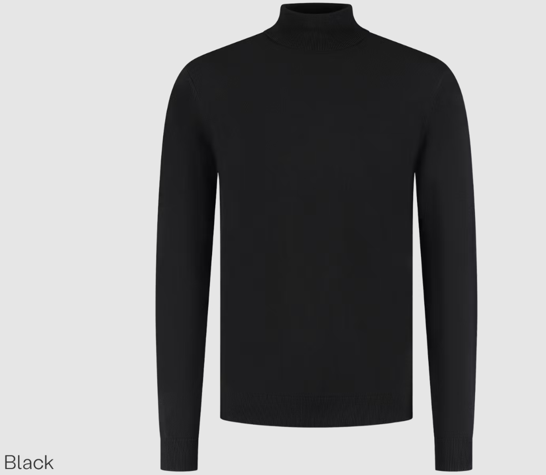 Boston Brothers Coll Pullover | Heren - Maat XXL - Zwart