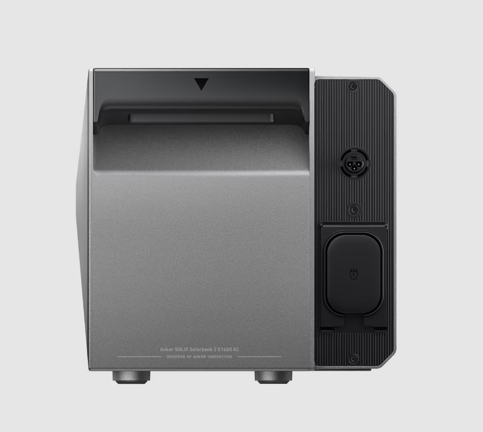 Anker SOLIX Solarbank 2 - Stroomopslag van zonnepanelen - E1600 AC - Zwart/Grijs