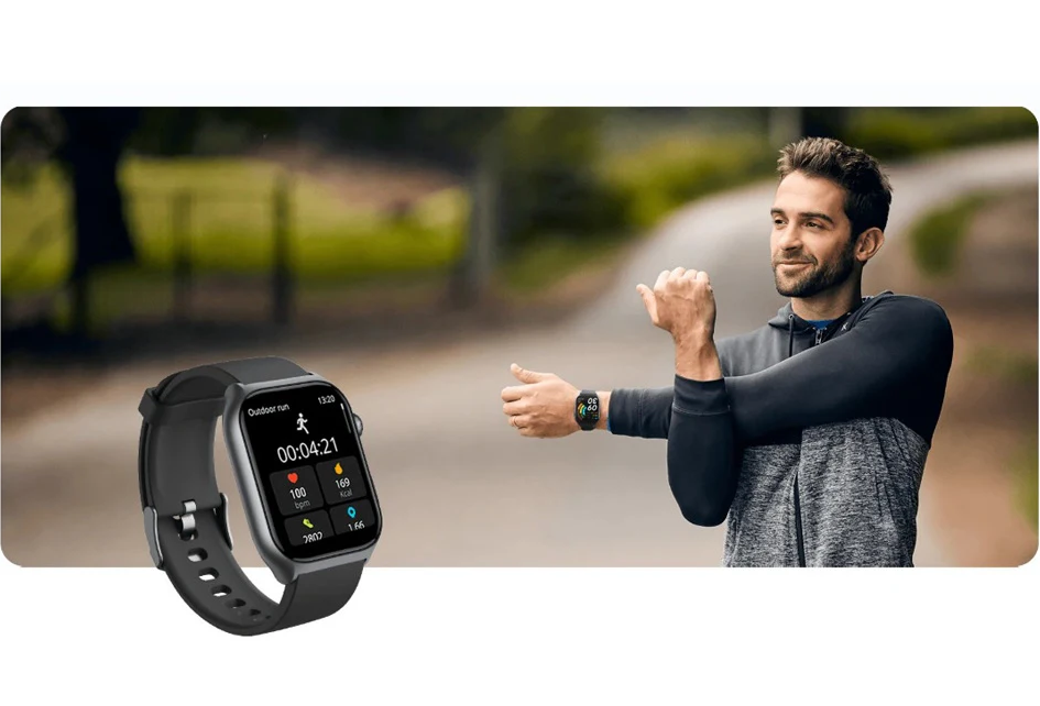 Vlectro Smartwatch 2.0 met spraakassistent - Blauw