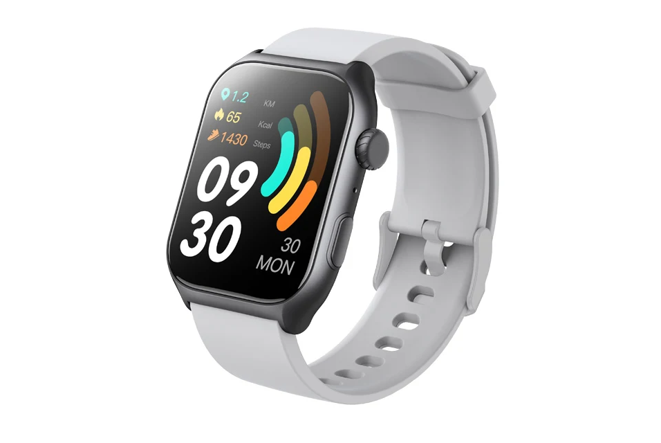 Vlectro Smartwatch 2.0 met spraakassistent - Grijs