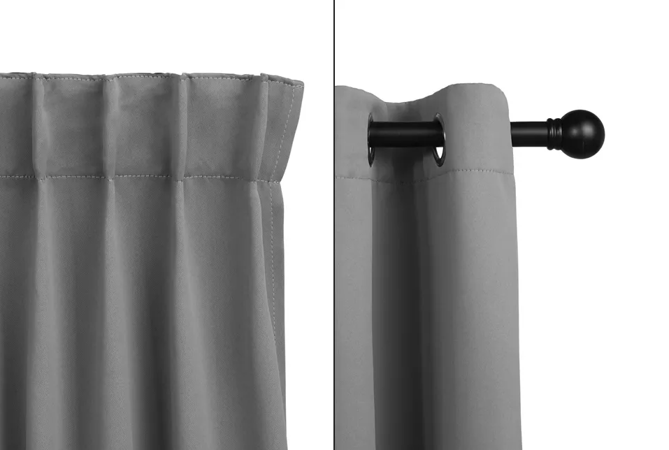 Home & Comfort - Luxe verduisterende gordijnen - Zilver/Grijs