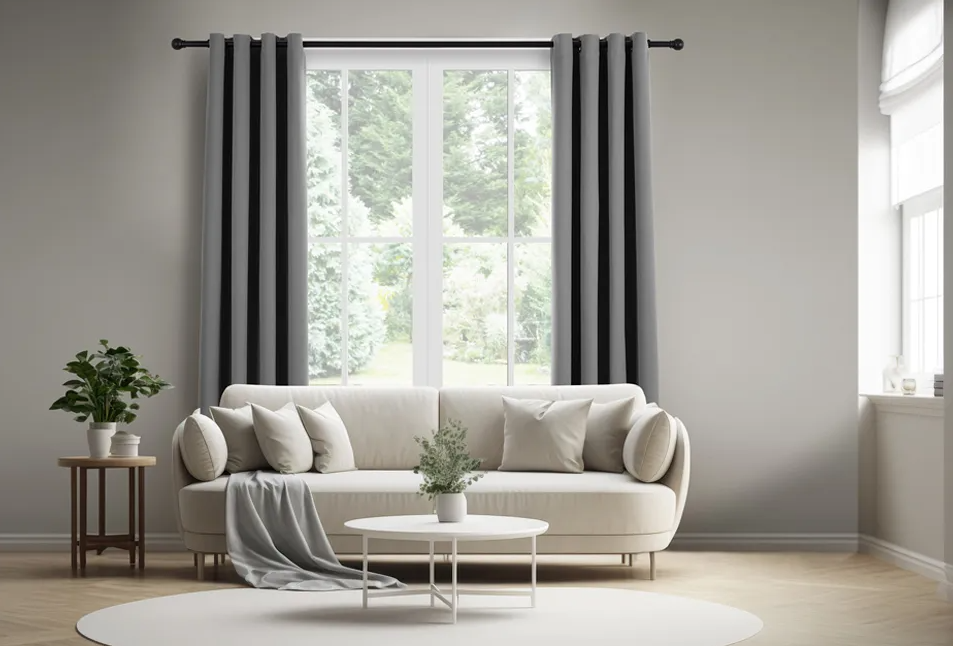 Home & Comfort - Luxe verduisterende gordijnen - Zilver/Grijs