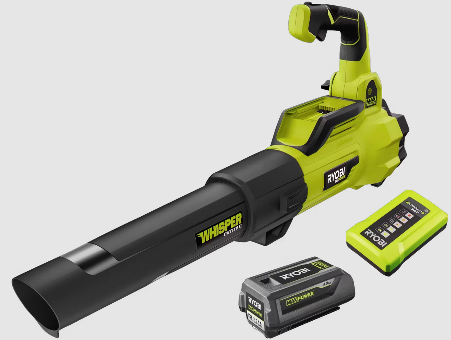 Ryobi Bladblazerset 36V – 176 km/u – Inclusief 4.0 Ah Accu & Lader
