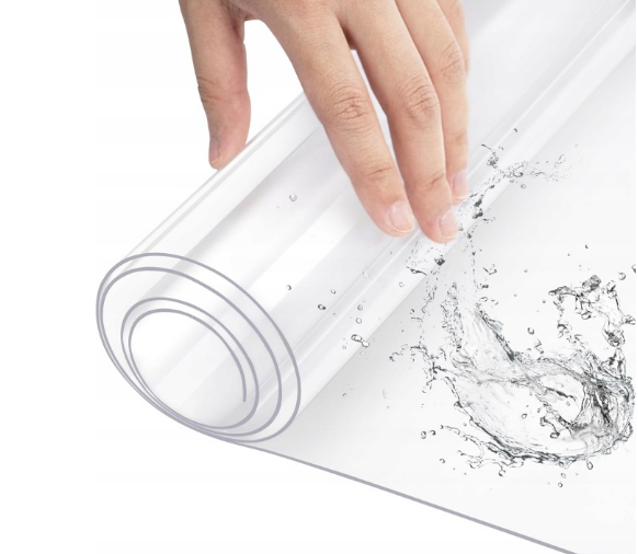 WOLTU tafelbeschermer folie - Transparant PVC 1 mm - 80 x 140 cm - Waterdicht en afwasbaar