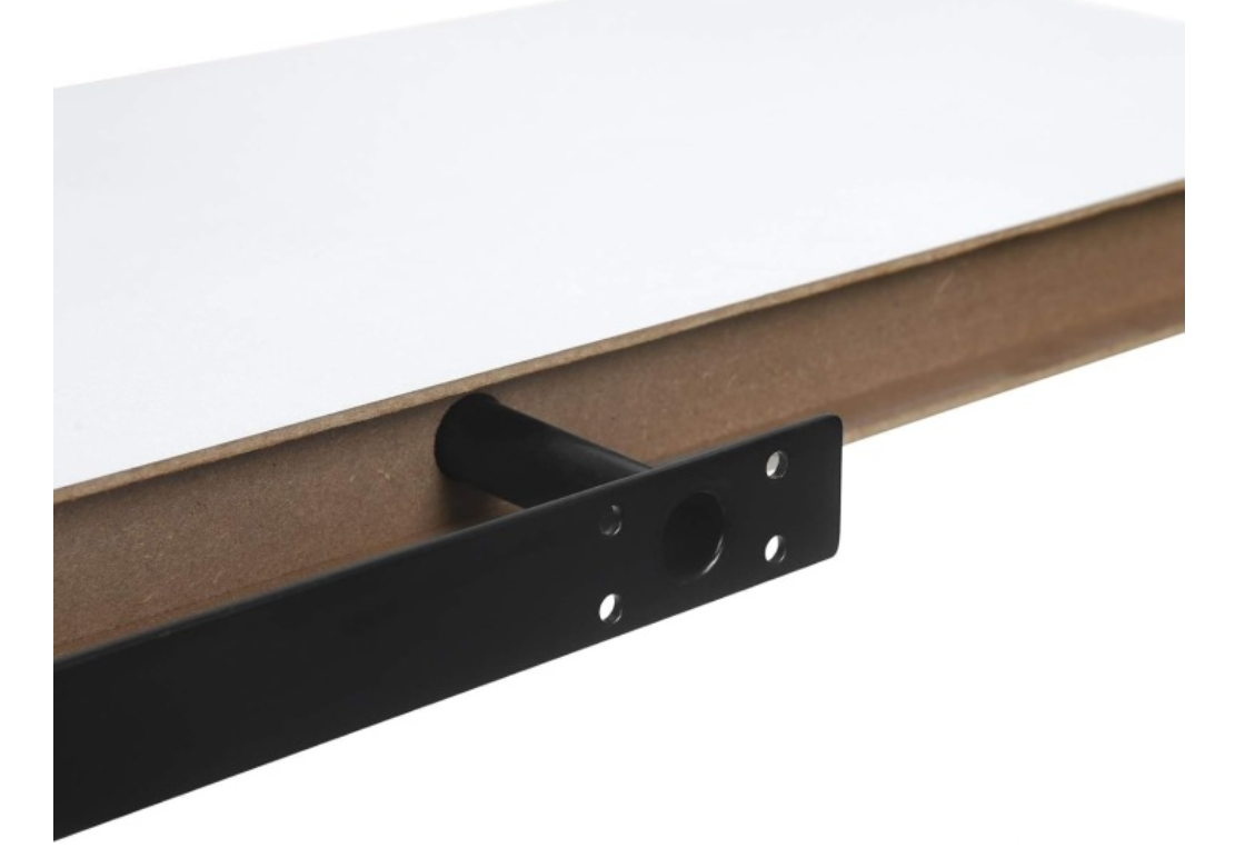 eSituro SWS0196 wandplank - zwevende wandplank - wit MDF - 60 x 23 x 3,8 cm