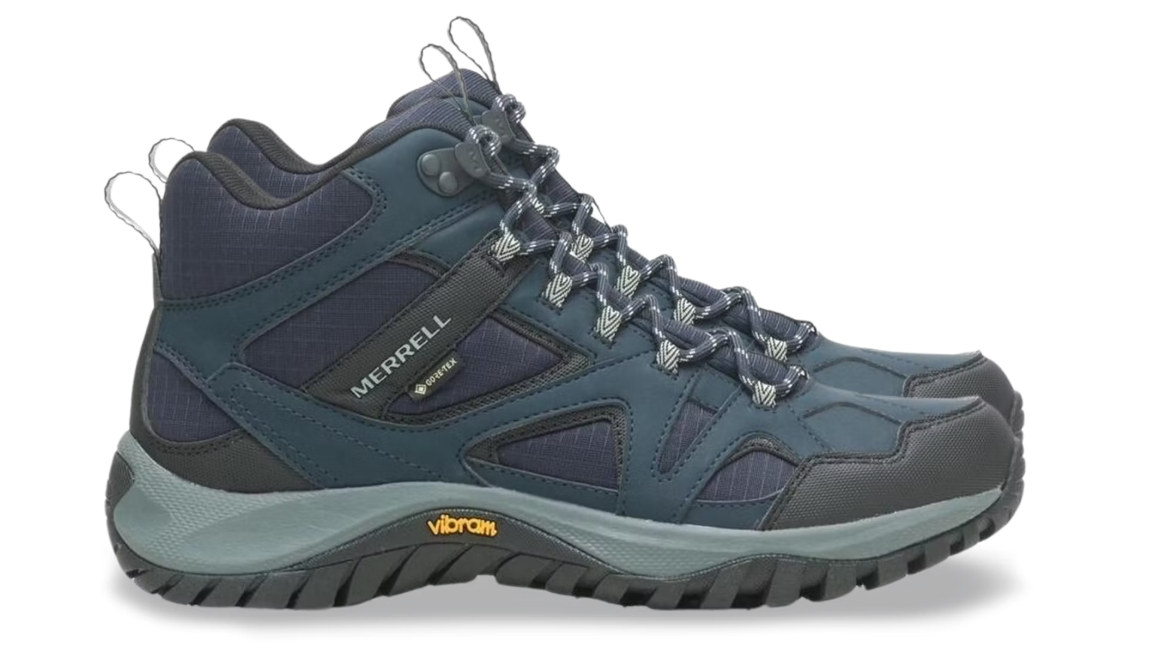 Merrell Bryce Radius GTX Mid Wandelschoenen - Waterdicht - Navy - Maat 47