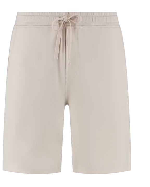 Boston Brothers Heavy Piqué Short - Stretch - Off White - M