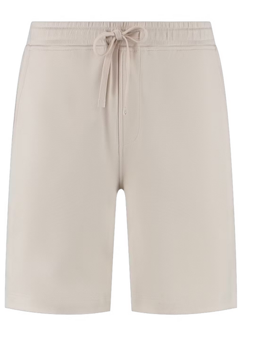 Boston Brothers Heavy Piqué Short - Stretch - Off White - M