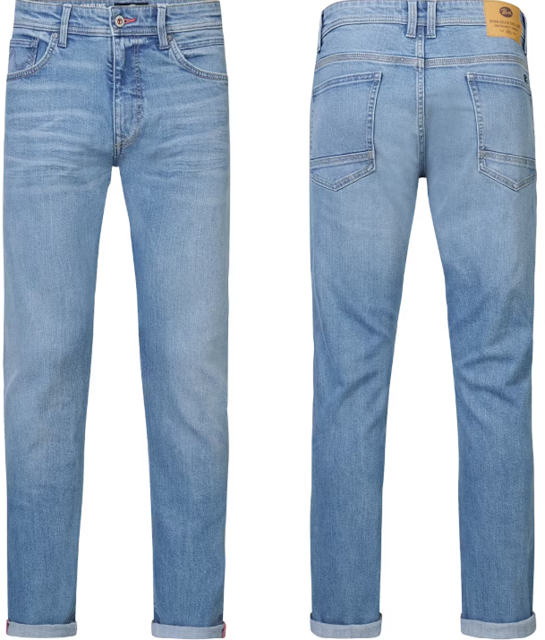Petrol Industries Santiago Jeans - Denim Straight - Light Used - W33-L34