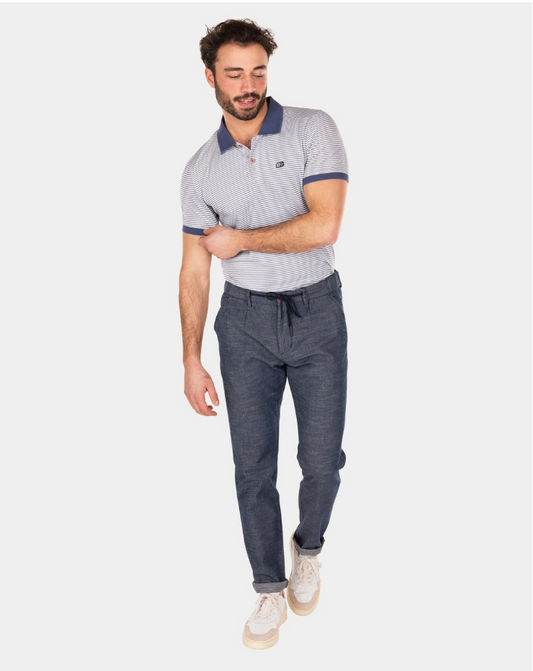 New Zealand Auckland Stretch Poloshirt - Stretchstof - Dusk Navy - Maat 3XL