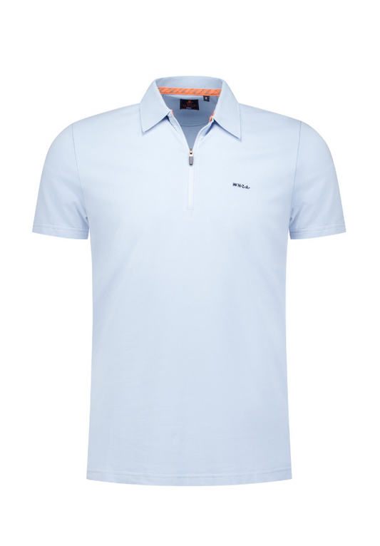 New Zealand Auckland Stretch Poloshirt - Stretchstof - Rhythm Blue - XL