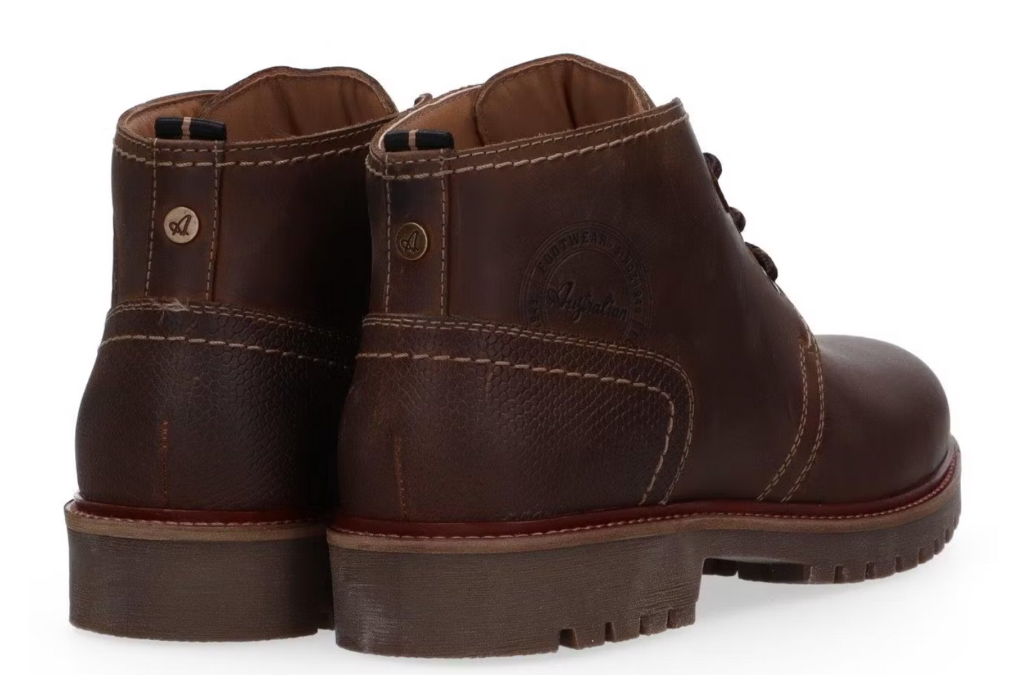 Australian Footwear Sydney Boots - Donkerbruin Leder - Maat 42