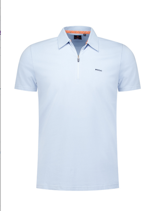 New Zealand Auckland Stretch Poloshirt - Stretchstof - Rhythm Blue - XXL