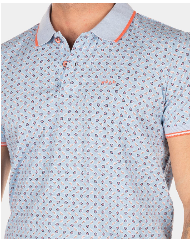 New Zealand Auckland Stretch Poloshirt - Stretchstof - Rhythm Blue - M