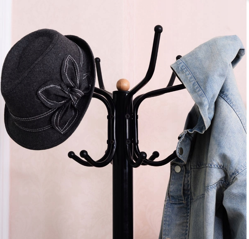 Coast metalen kledingrek garderobe cloakroom stand met 12 haken