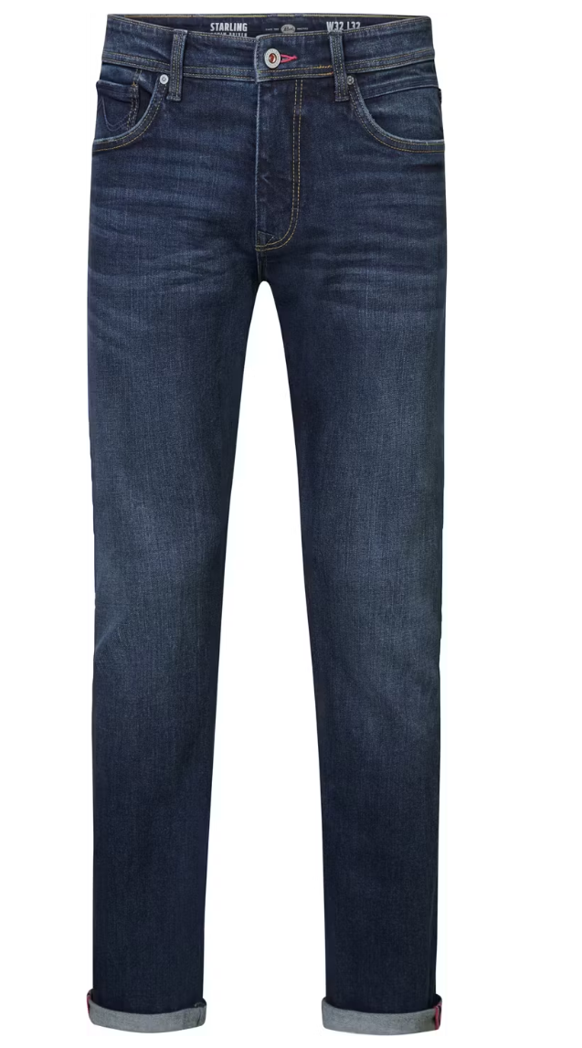 Petrol Industries Santiago Jeans - Dark Used - W31-L32 - Straight Fit
