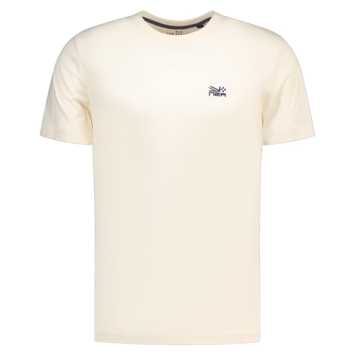 New Zealand Auckland T-Shirt Heren - Korte Mouw - Wit - Maat S