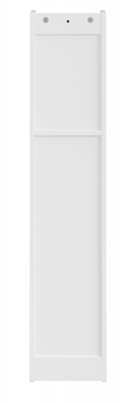 SoBuy Badkamerkast - Kolomkast met Planken - Wit MDF - Staand Model