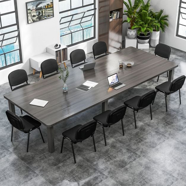 Coast Vergaderstoelen Set - Stapelbaar - Ergonomisch - Linnen - Metaal - 5-Delig - Zwart