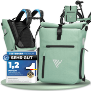 EVO Fietstas Rugzak 2-in-1 Waterafstotend 25L Zwart