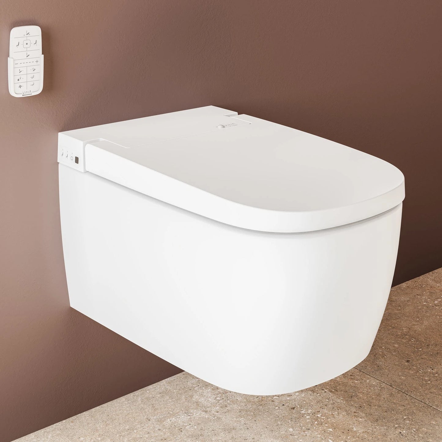 Vitra V-Care Comfort - Smart Toilet - Wandcloset - Bidetfunctie - Afstandsbediening - Softclose - Geurfilter - Wit