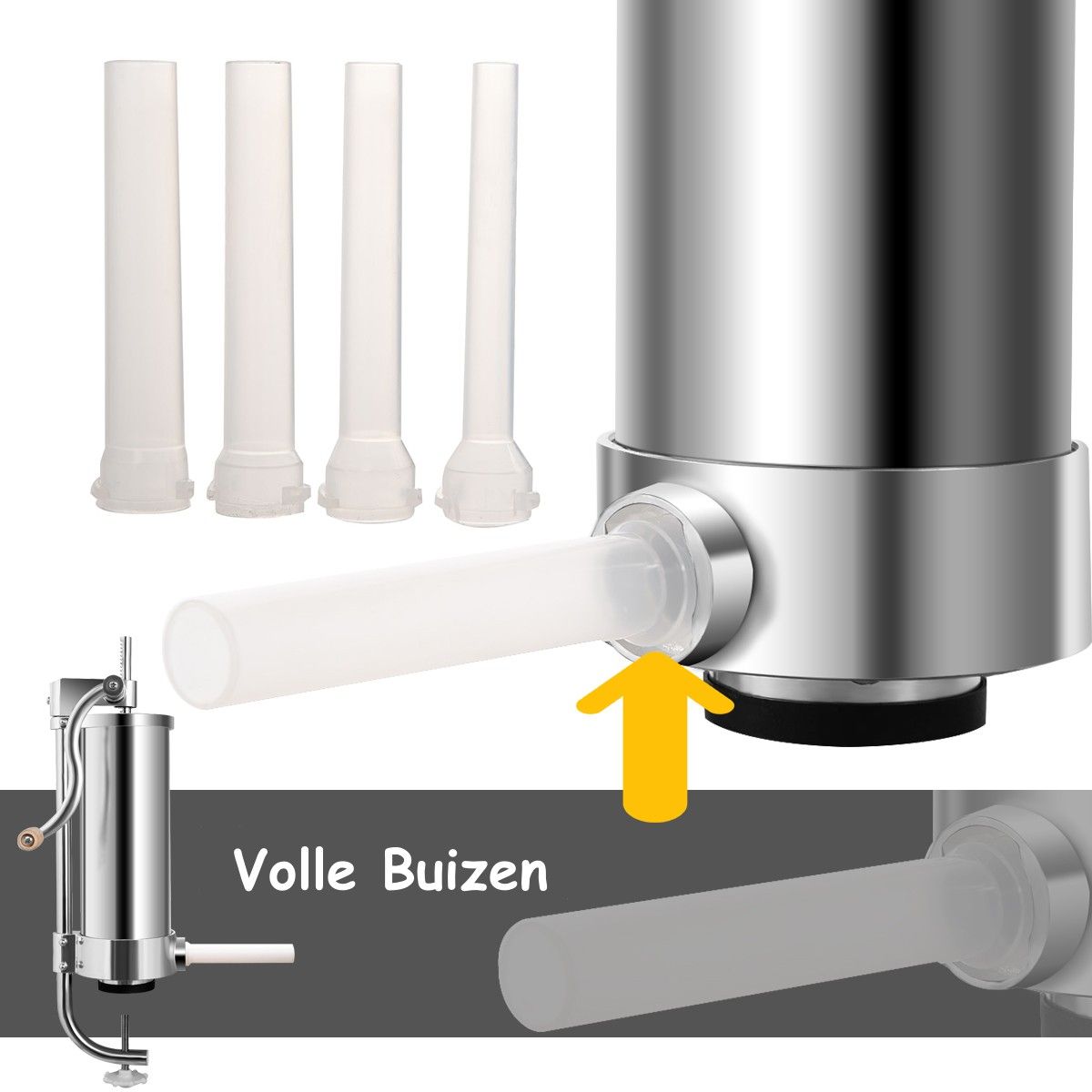 Coast Worstenvuller - 3.6L Vulcapaciteit - 12 x 32 cm - Incl. 4 Vulbuizen