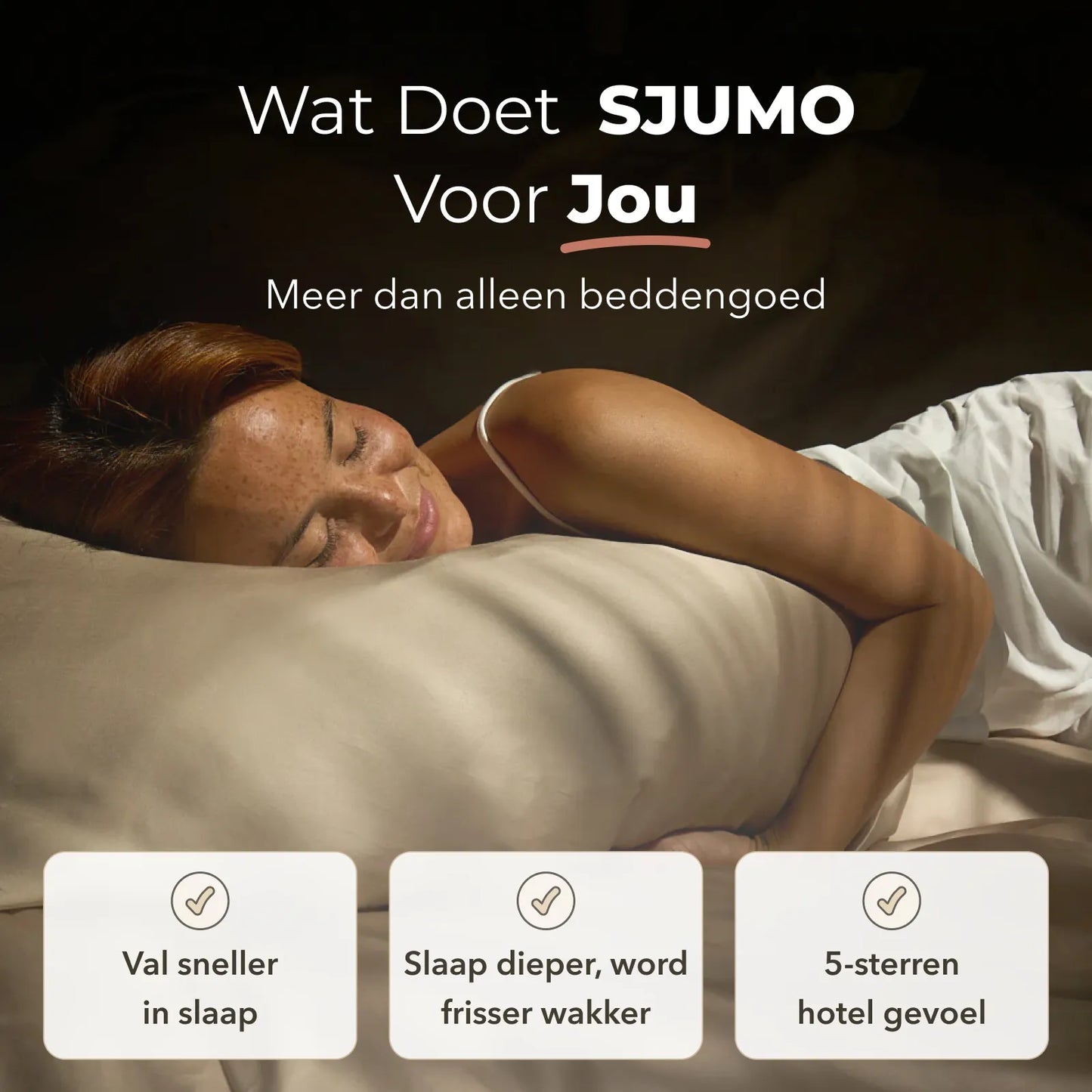 Sjumo – Tencel Sateen Hoeslaken – 140x200 cm – Honey Glow Tencel & Katoen-Satijn – Hoogwaardige Glans & Zijdezacht – Antiallergisch & Ademend – Luxe Hotelkwaliteit Comfort
