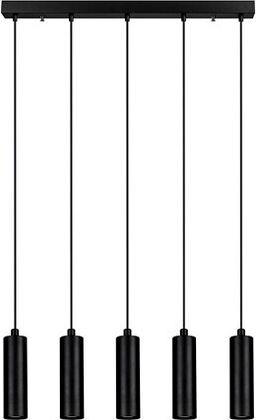 Squid Lighting Hanglamp - 5 Tubes - 80 x 140 cm - Zwart