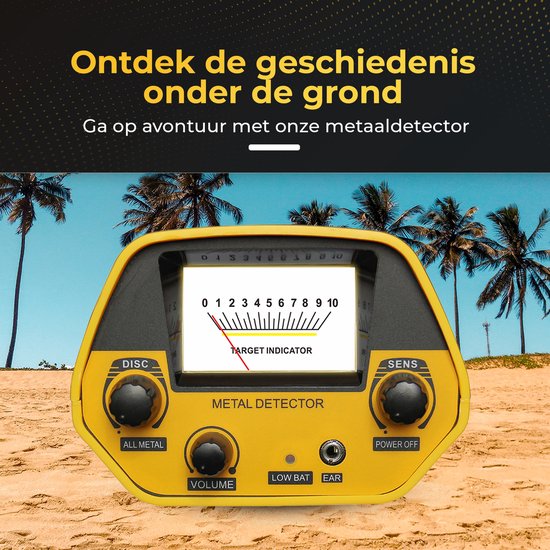 ODESSEY Metaaldetector - Starterset - Kind - Volwassen - Professioneel - Explorer