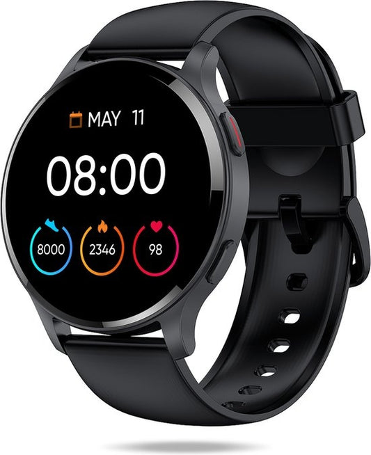 FITAGE Smartwatch – Sporthorloge – 7 Dagen Batterijduur – 27,8 x 9,6 x 1,9 cm – Zwart