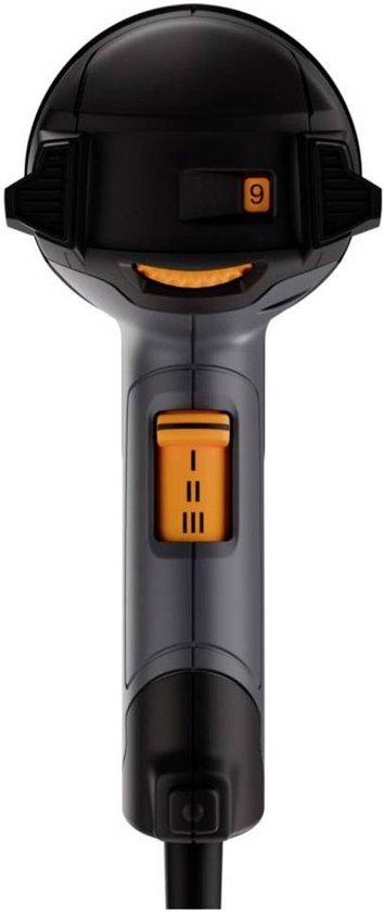 Steinel Heteluchtpistool HM 2120 E - 2200W - Verfafbrander - Temperatuur instelbaar van 80-630°C - Luchtvolume instelbaar van 150-500l/min - incl. koffer en diverse mondstukken