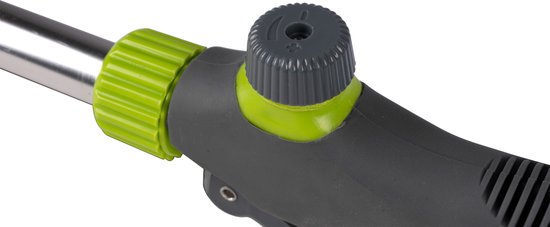 Kinzo Sproeikop Tuinslang - Irrigatiesysteem - 66 x 9 x 3.5 CM - met 27 Irrigatiegaten - 1/2 Connector voor Tuinslang - Groen/Grijs