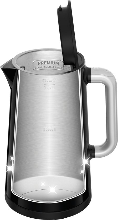 Tefal Smart'N Light KO8508 - 1,7L Waterkoker - Zwart - 5 verschillende temperatuurinstellingen