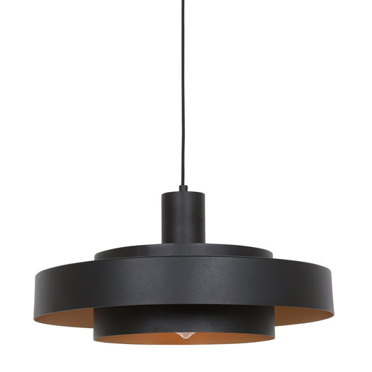 Anne Lighting Hanglamp Flinter – Ø50 cm – Metaal – E27 – Zwart