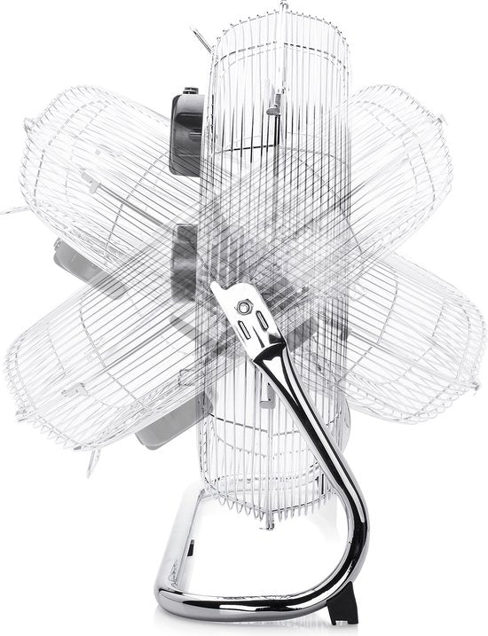 Metalen Vloerventilator 45 cm – 3 Standen – 130° Instelbaar – Sterke Luchtstroom – Tristar VE‑5935