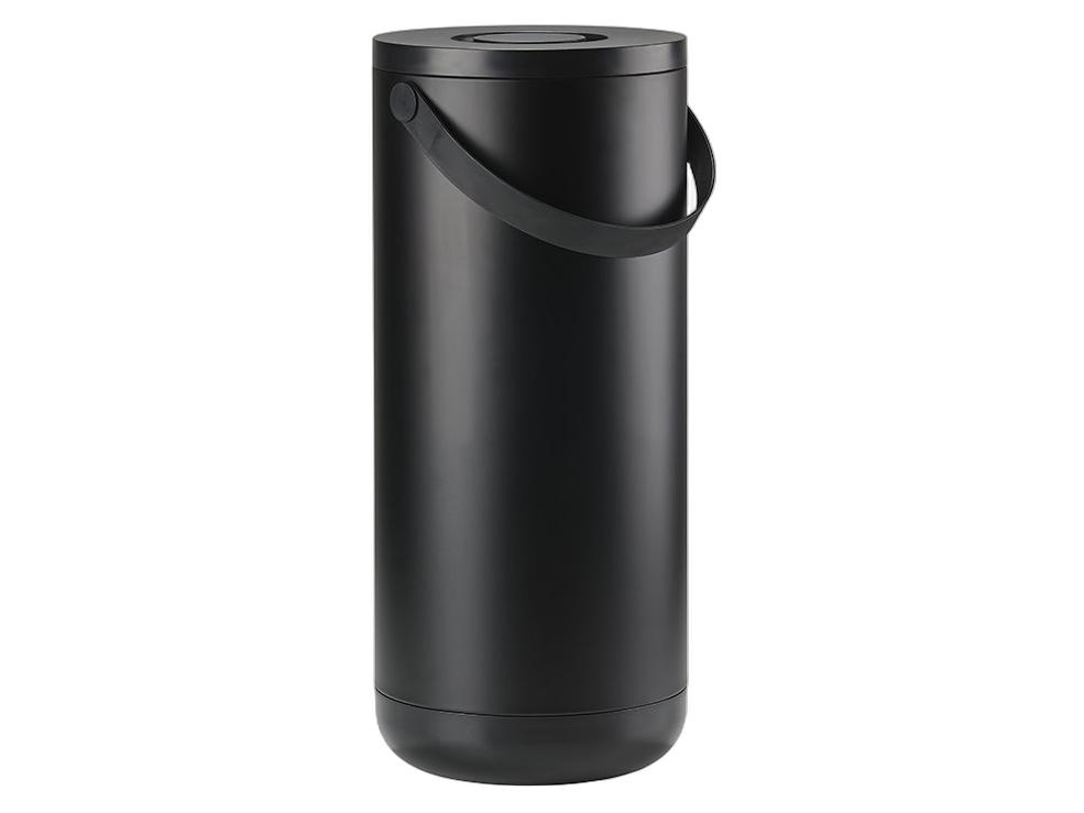 Zone Denmark Circular Afvalemmer - Slim deksel- en zakophangsysteem - maat 35L - Zwart