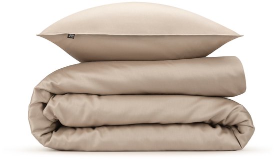 ZoHome Satinado Dekbedovertrek - Litsjumeaux - 240x200/220 cm - Forest Sand