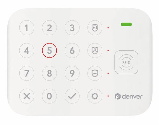 Denver Draadloos Alarmsysteem - Smart Home - Tuya - Beveiliging Woonhuis Camper Caravan Boot - SHA220