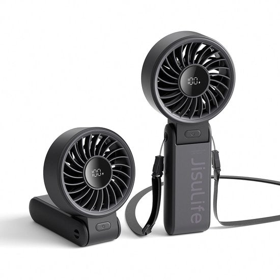 Jisulife Mini Fan Handheld Fan Life7 5000Mah Draagbare Ventilator