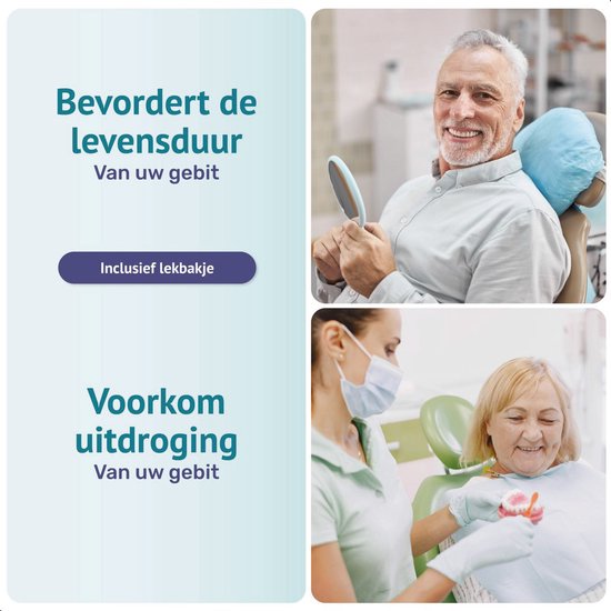 Gebitsbakje - 2 Stuks - Beugelbakje - Roze - Voor - Beugel - Kunstgebit - Prothese - Beugelbakje - Beugeldoosje - Bakje - Gebittenbakje