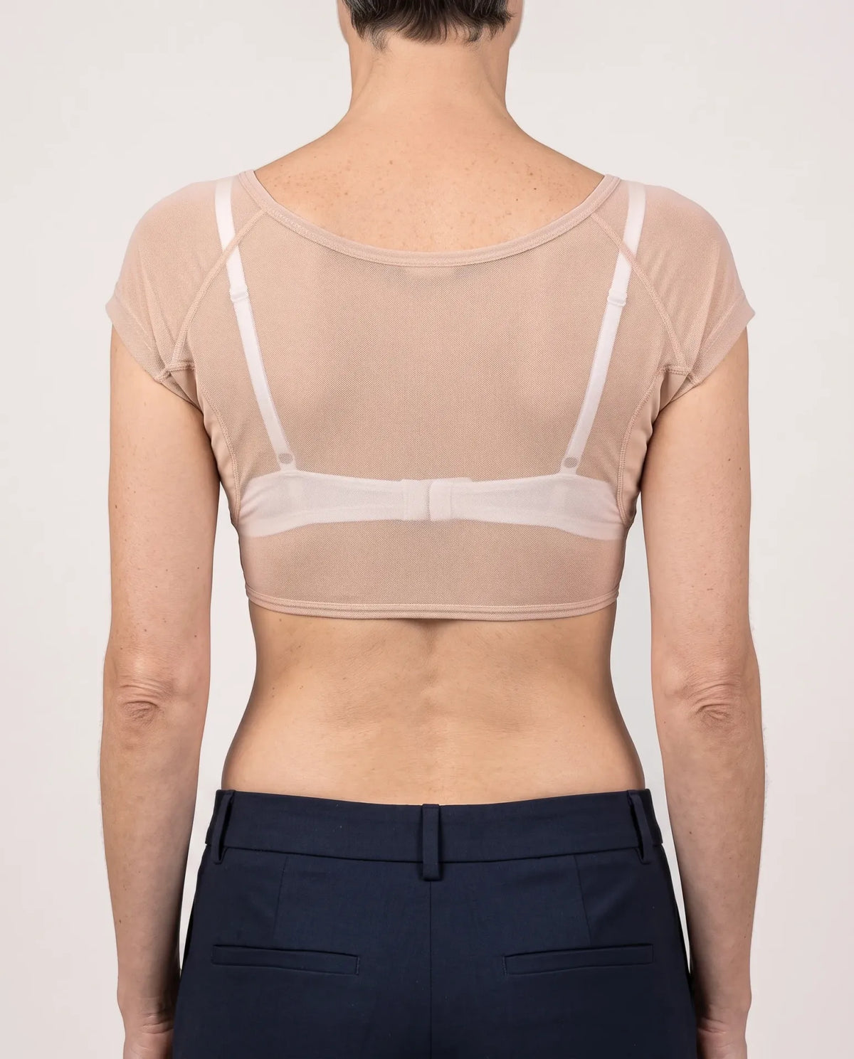 Fibershirts Anti-zweet top voor dames - Huidskleur - XS