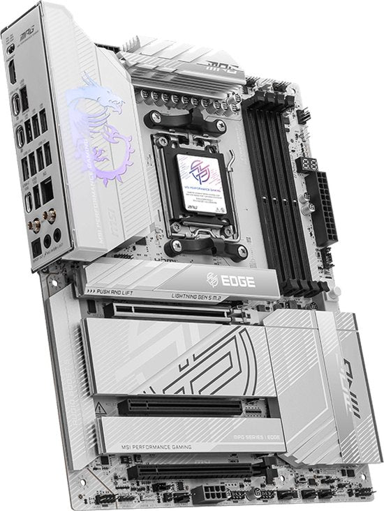 MSI MPG X870E EDGE TI WIFI moederbord AMD X870E Socket AM5 ATX