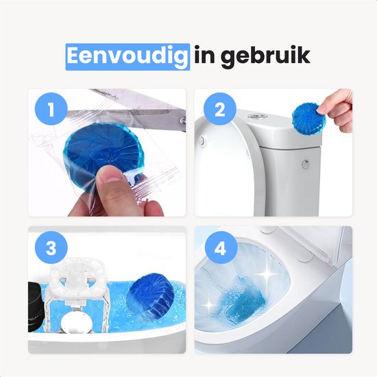 Toiletblokjes - 36 stuks - inbouwreservoir - Wc blokjes - Toiletblok - Wc blok - Fresh discs - Magnolia - Voordeelverpakking