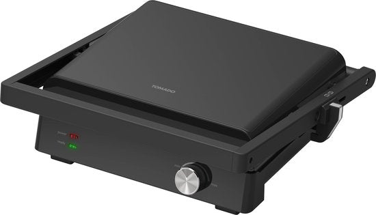Tomado TGC4002B - Grote contactgrill - Tafelgrill - Grilloppervlak: 28 x 23 cm - Instelbare temperatuur - Tosti apparaat - PFAS vrij - 2000 W