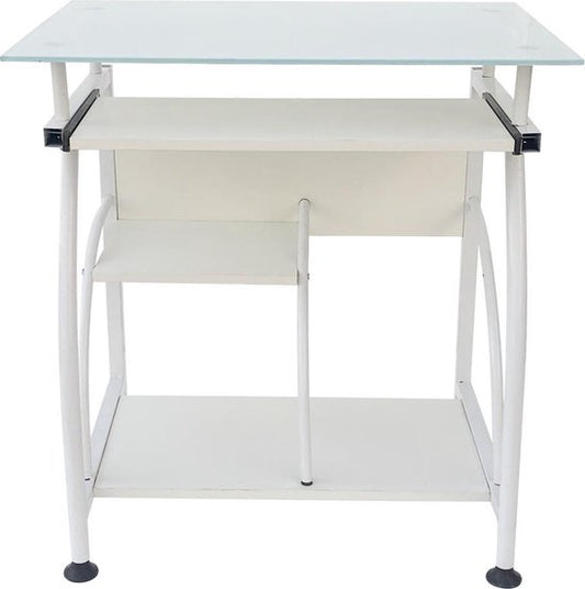Bureau laptop computertafel - ruimtebesparend - 70 cm x 50 cm - wit