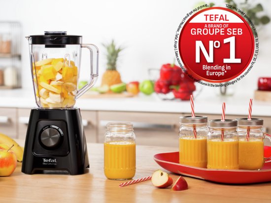 Tefal BlendForce II BL4208 - Blender - 1.25L - 600W - Smoothie maker - Pulse functie