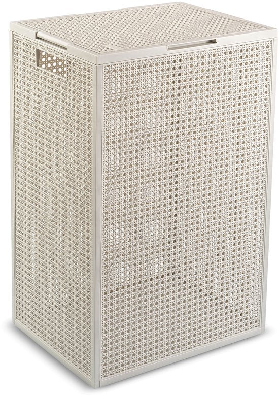 Curver Kaya Wasmand met deksel - 60L - 38x29x58,5 cm - Wit