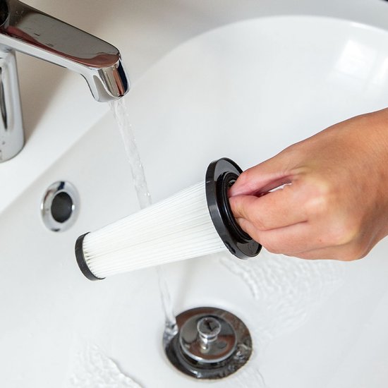 Livington Sense IQ – Slimme accustofzuiger met vuildetectie, knikgewricht, led-borstel en 5-voudig filter - Accustofzuiger - Vloerreinigingsapparaat