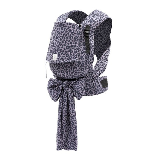 Stokke Limas Carrier Plus, Leopard Lilac - Versie 2023 (OCS) - Babydrager met halve gesp - Drie draagopties - Veilig voor baby's van 1 maand/ 4 kg tot 18 kg
